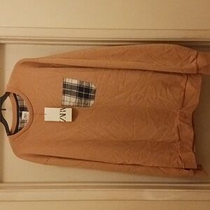 Zara pink sweatshirt Mens